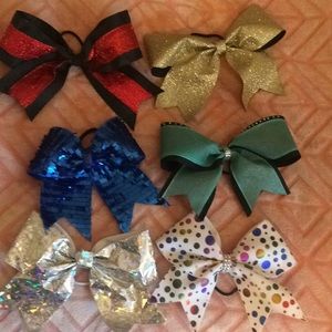 Cheer bows.